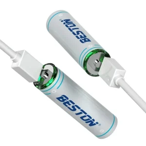 Beston 4PCS AA Lithium Rechargeable Battery 2200mah
